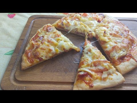 Рецепт Быстрого Теста для Пиццы и Вкуснейшая Пицца-моя любимая!