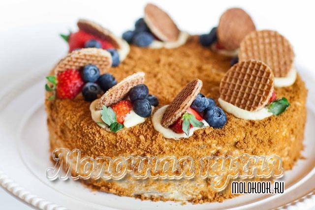Медовый торт. 23 рецепта от Сибмам с фото - Торты и пирожные