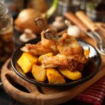 Крылышки с картошкой в духовке - самый простой и вкусный рецепт