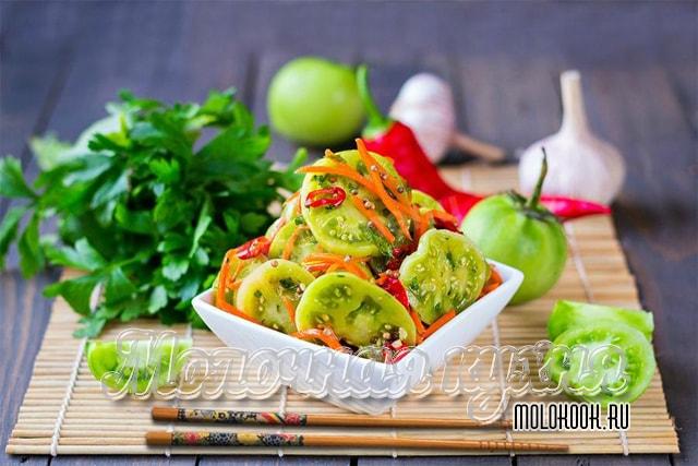 Рецепт с зелеными (недозревшими) томатами
