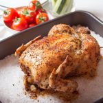 Рецепт запеченной курицы на поваренной соли