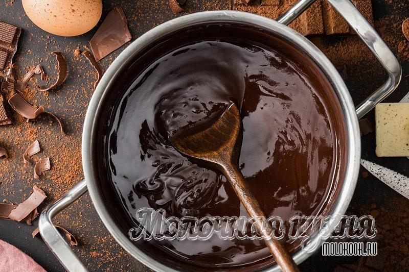 Растопленный шоколад