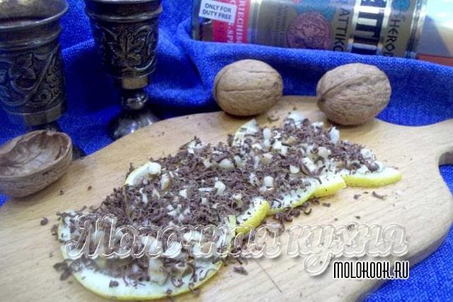 Рецепт с орехами и тертым шоколадом
