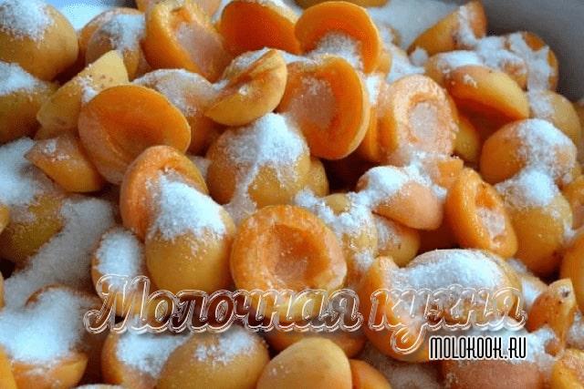 Пропорции абрикосов и сахара для варенья