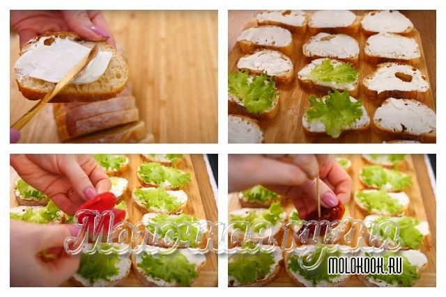 Как готовить бутерброды пошагово